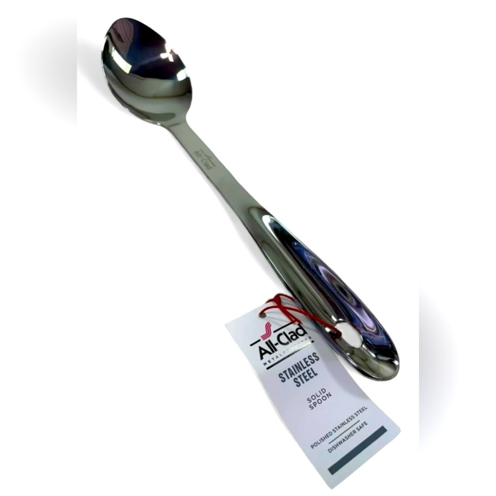 All-Clad Cook Serve Stainless-Steel Solid Spoon